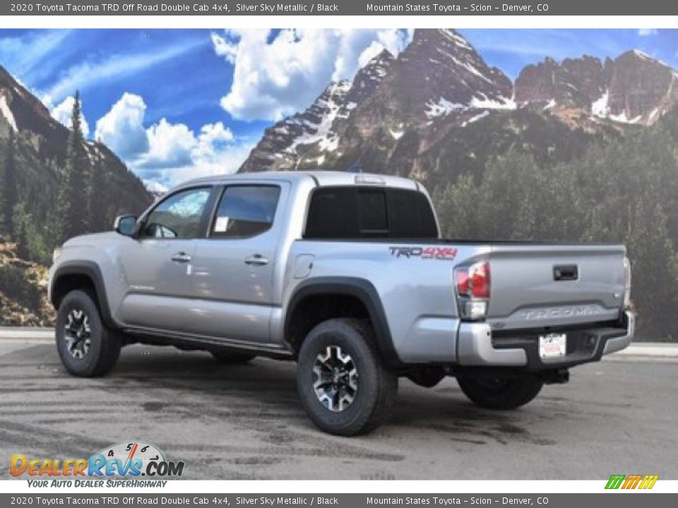 2020 Toyota Tacoma TRD Off Road Double Cab 4x4 Silver Sky Metallic / Black Photo #3