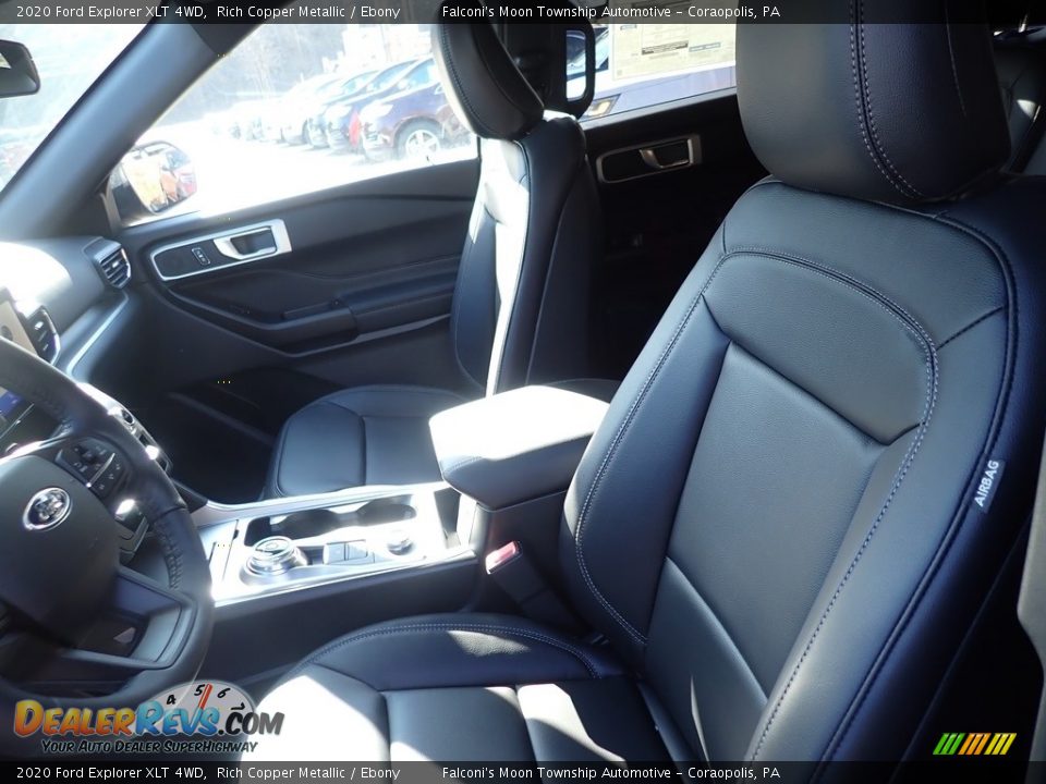 2020 Ford Explorer XLT 4WD Rich Copper Metallic / Ebony Photo #9