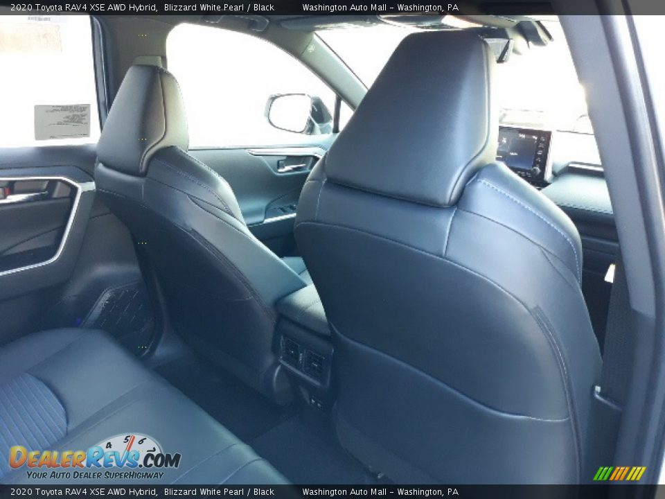 2020 Toyota RAV4 XSE AWD Hybrid Blizzard White Pearl / Black Photo #34
