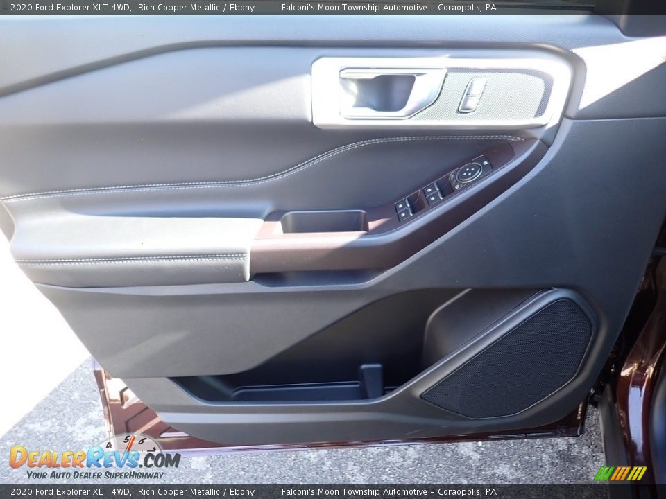 2020 Ford Explorer XLT 4WD Rich Copper Metallic / Ebony Photo #10