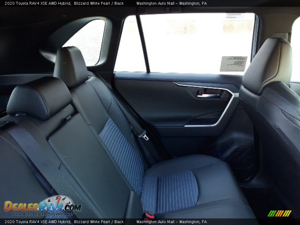 2020 Toyota RAV4 XSE AWD Hybrid Blizzard White Pearl / Black Photo #35