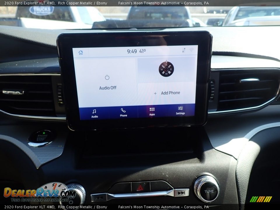 2020 Ford Explorer XLT 4WD Rich Copper Metallic / Ebony Photo #12