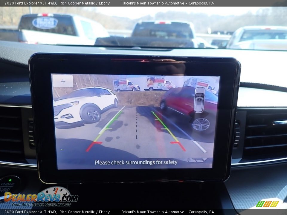 2020 Ford Explorer XLT 4WD Rich Copper Metallic / Ebony Photo #13