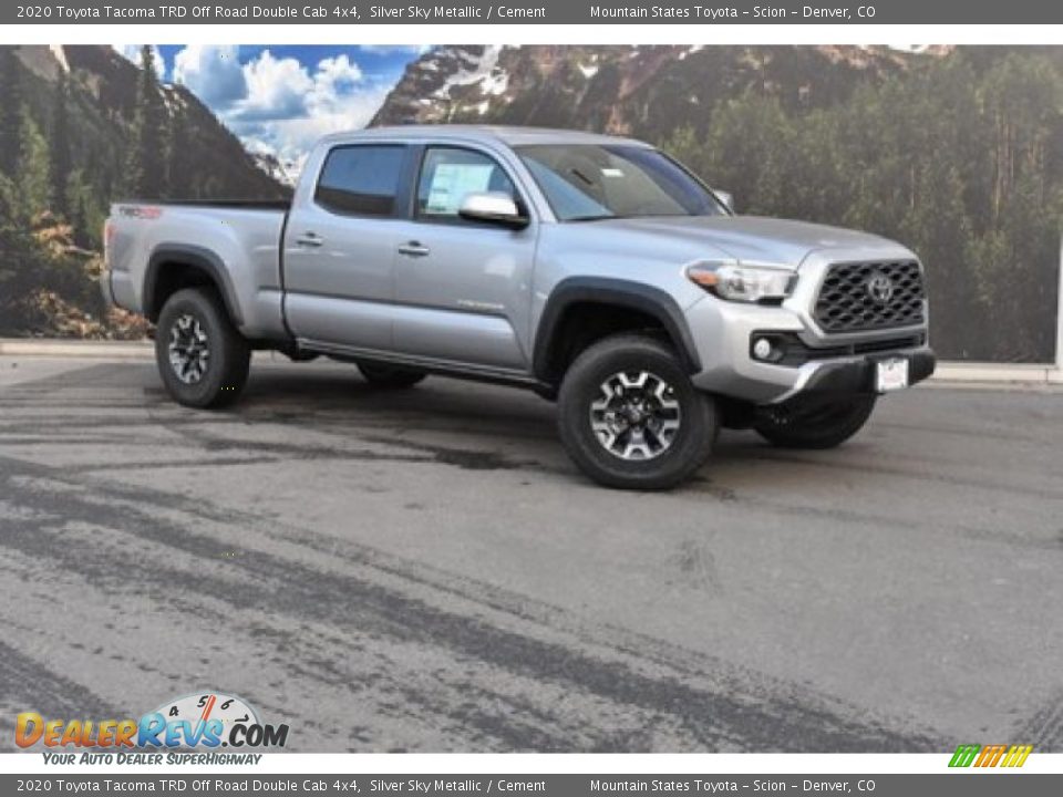2020 Toyota Tacoma TRD Off Road Double Cab 4x4 Silver Sky Metallic / Cement Photo #1
