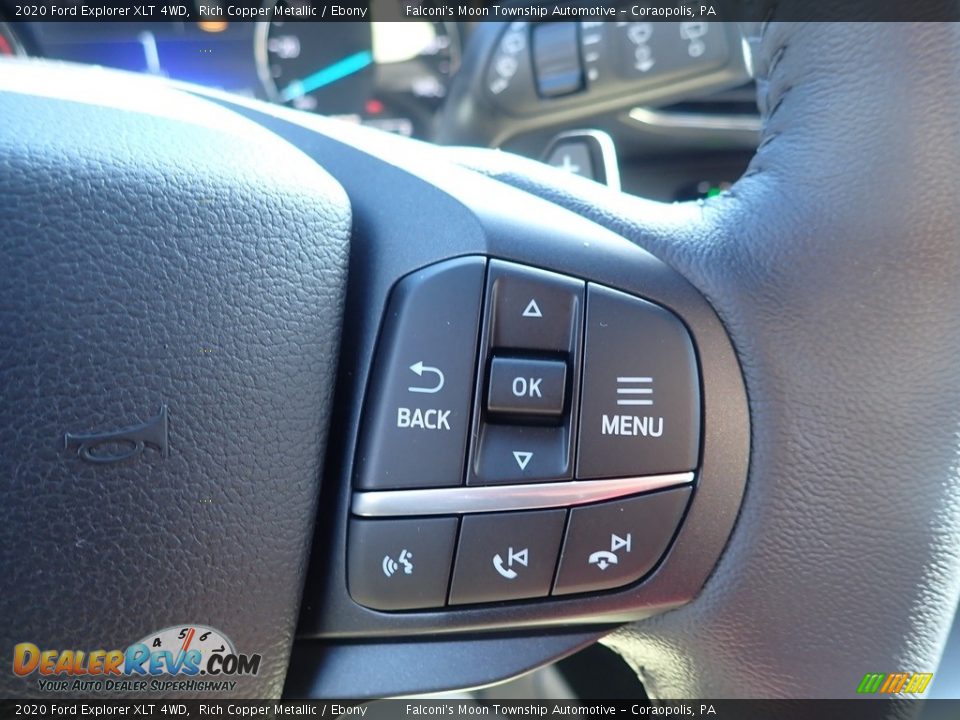 2020 Ford Explorer XLT 4WD Rich Copper Metallic / Ebony Photo #14
