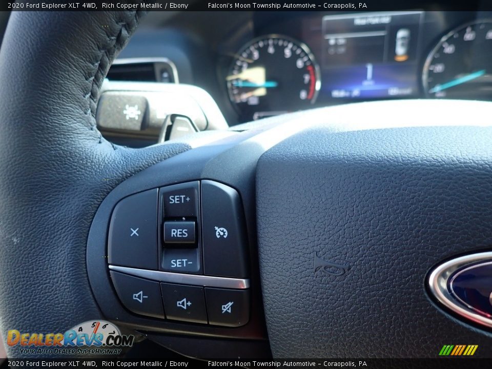 2020 Ford Explorer XLT 4WD Rich Copper Metallic / Ebony Photo #15
