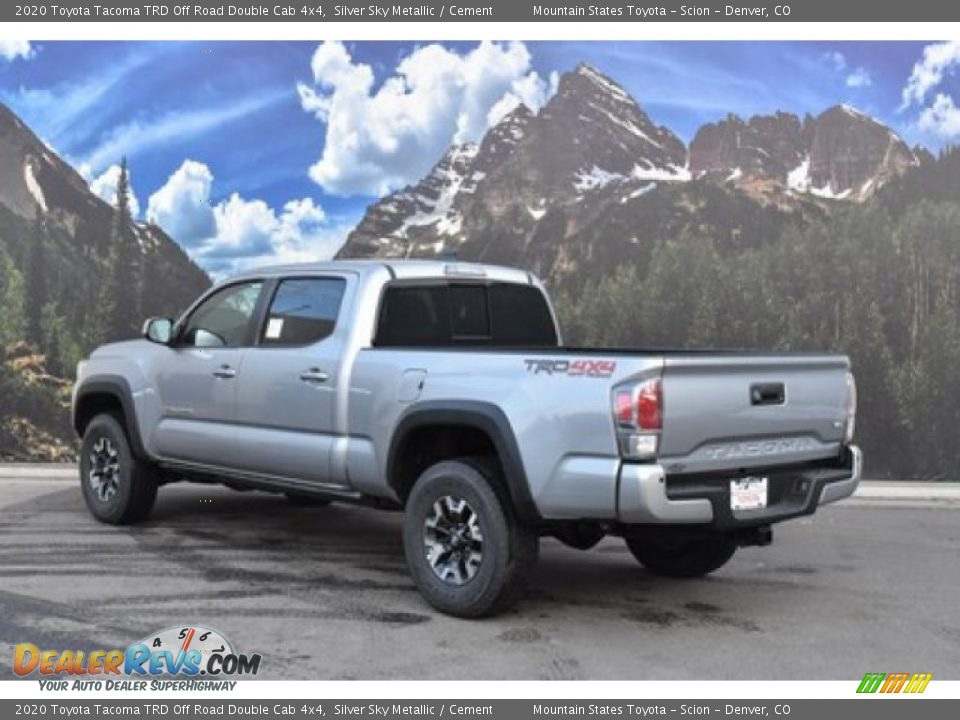 2020 Toyota Tacoma TRD Off Road Double Cab 4x4 Silver Sky Metallic / Cement Photo #3