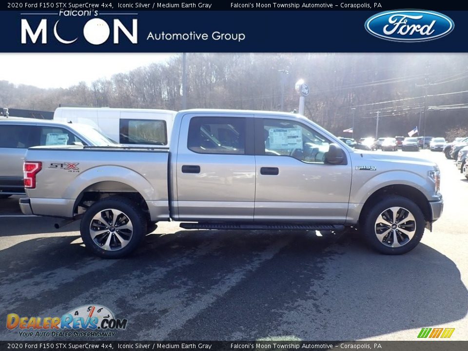2020 Ford F150 STX SuperCrew 4x4 Iconic Silver / Medium Earth Gray Photo #1