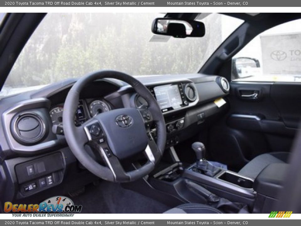 2020 Toyota Tacoma TRD Off Road Double Cab 4x4 Silver Sky Metallic / Cement Photo #5