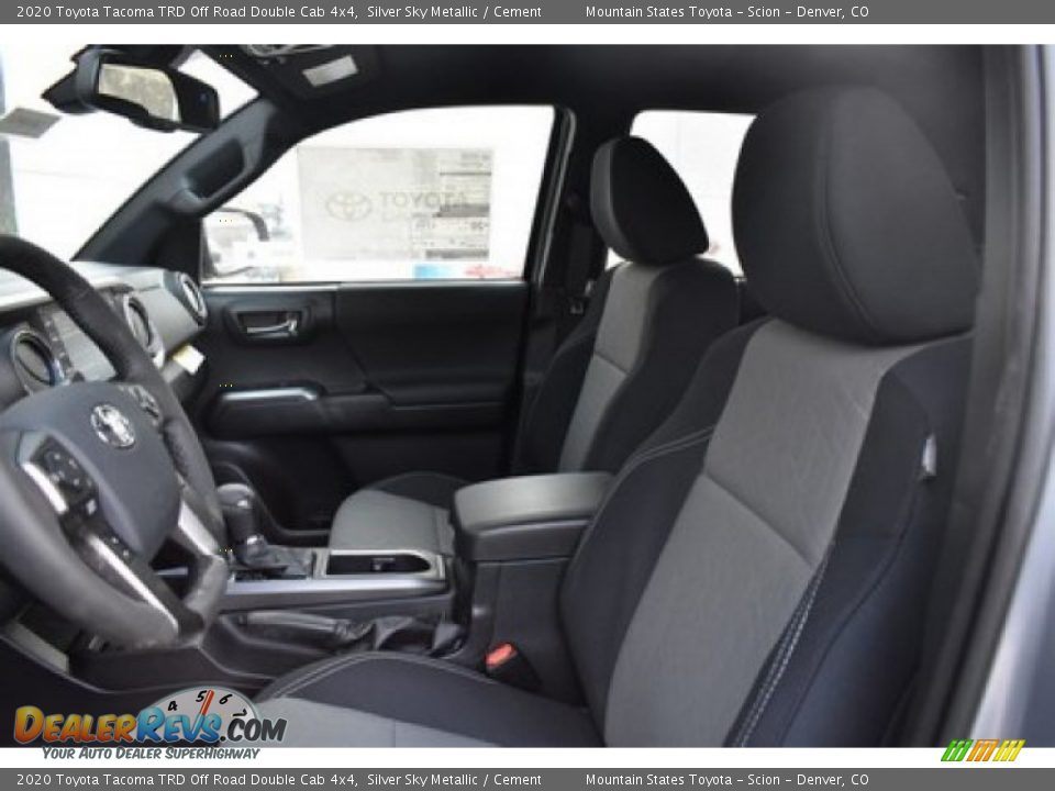 2020 Toyota Tacoma TRD Off Road Double Cab 4x4 Silver Sky Metallic / Cement Photo #6