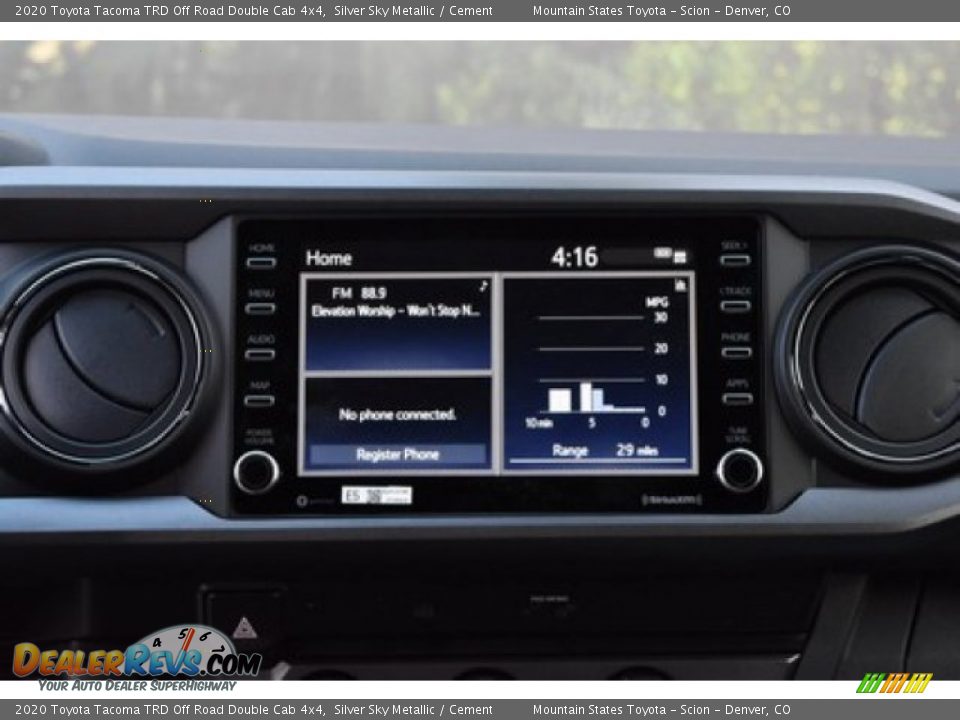 2020 Toyota Tacoma TRD Off Road Double Cab 4x4 Silver Sky Metallic / Cement Photo #8