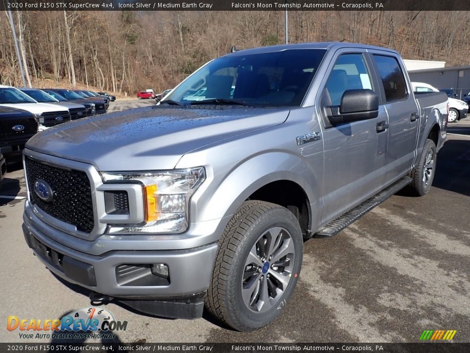 2020 Ford F150 STX SuperCrew 4x4 Iconic Silver / Medium Earth Gray Photo #5