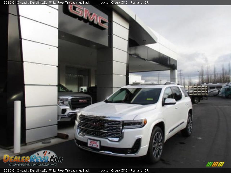 2020 GMC Acadia Denali AWD White Frost Tricoat / Jet Black Photo #1