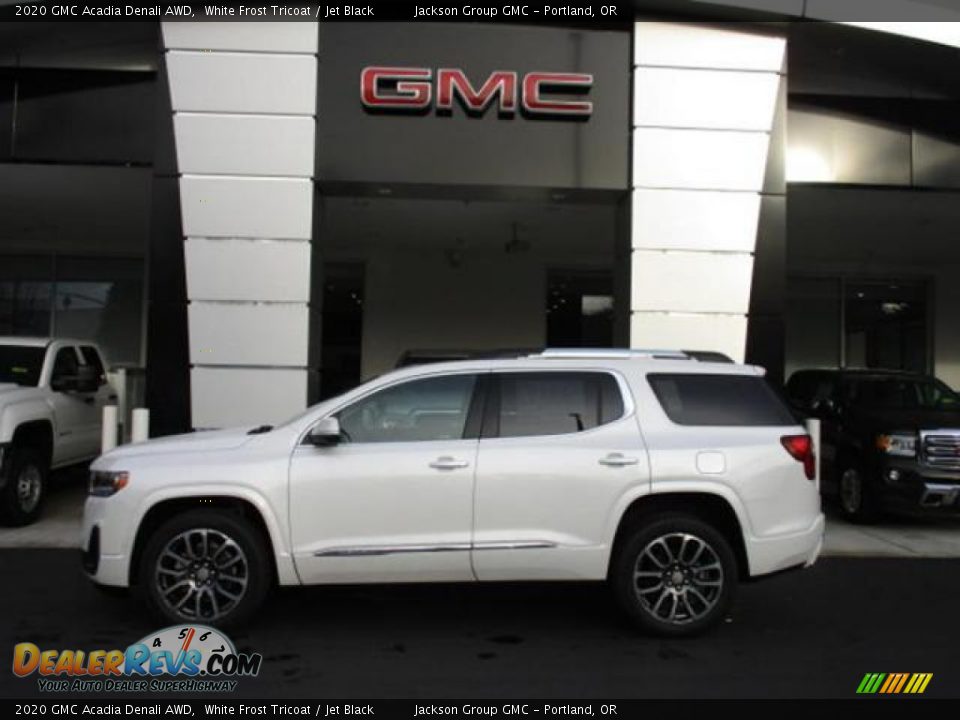 2020 GMC Acadia Denali AWD White Frost Tricoat / Jet Black Photo #2