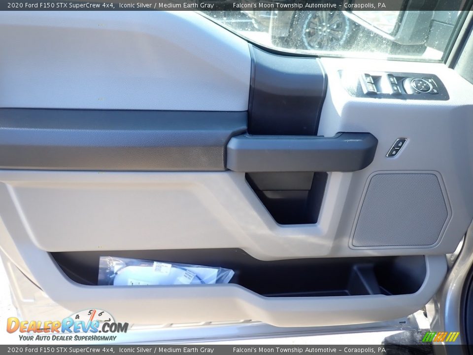 2020 Ford F150 STX SuperCrew 4x4 Iconic Silver / Medium Earth Gray Photo #10