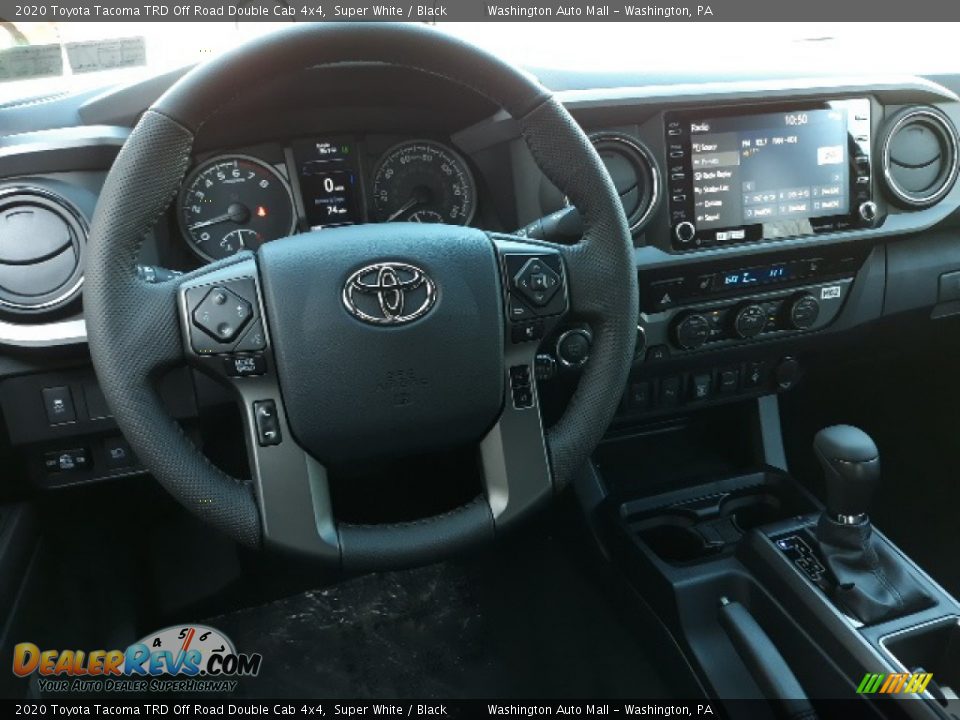 2020 Toyota Tacoma TRD Off Road Double Cab 4x4 Super White / Black Photo #3