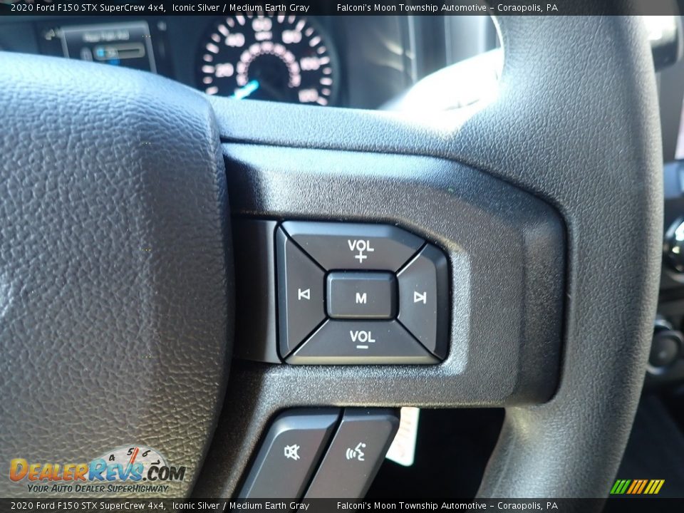 2020 Ford F150 STX SuperCrew 4x4 Iconic Silver / Medium Earth Gray Photo #14