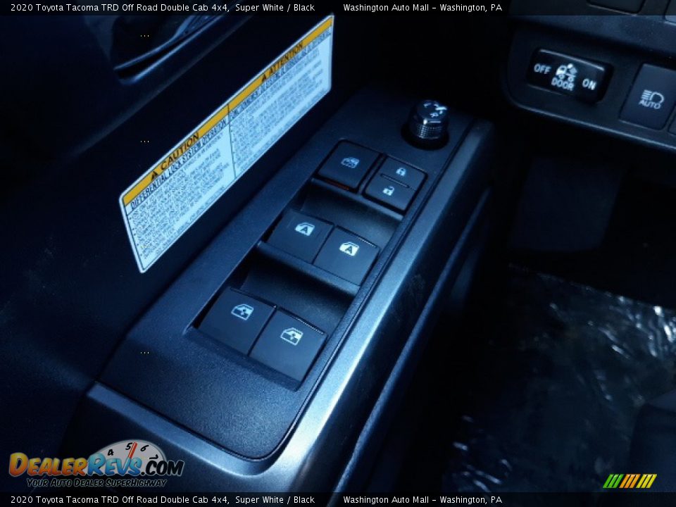 2020 Toyota Tacoma TRD Off Road Double Cab 4x4 Super White / Black Photo #8
