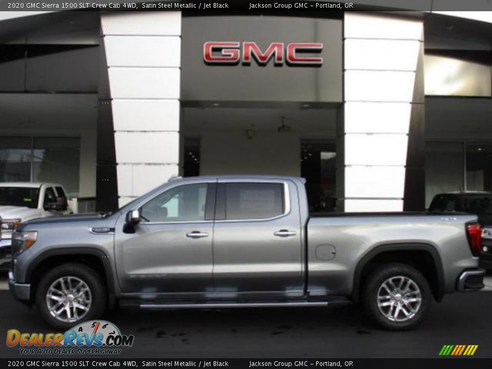 2020 GMC Sierra 1500 SLT Crew Cab 4WD Satin Steel Metallic / Jet Black Photo #2