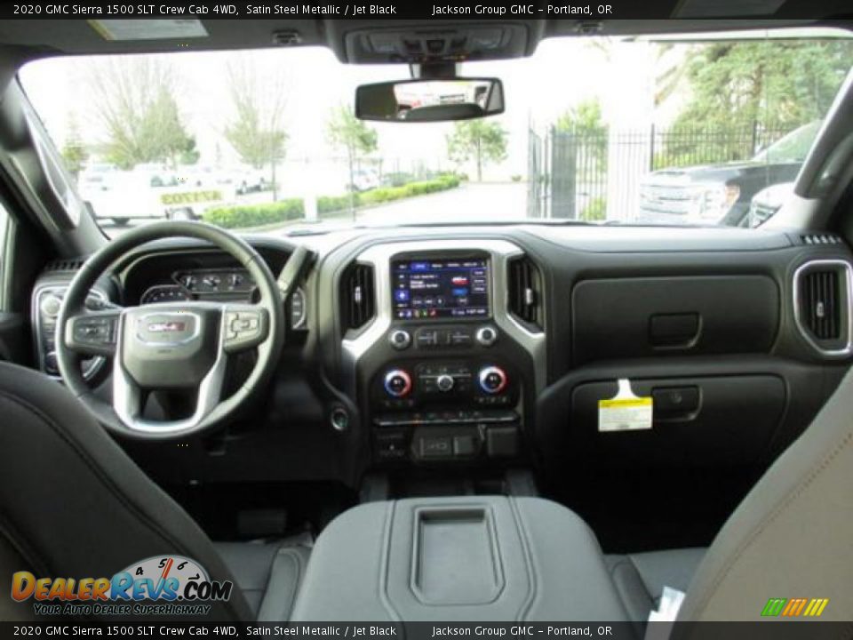 2020 GMC Sierra 1500 SLT Crew Cab 4WD Satin Steel Metallic / Jet Black Photo #3