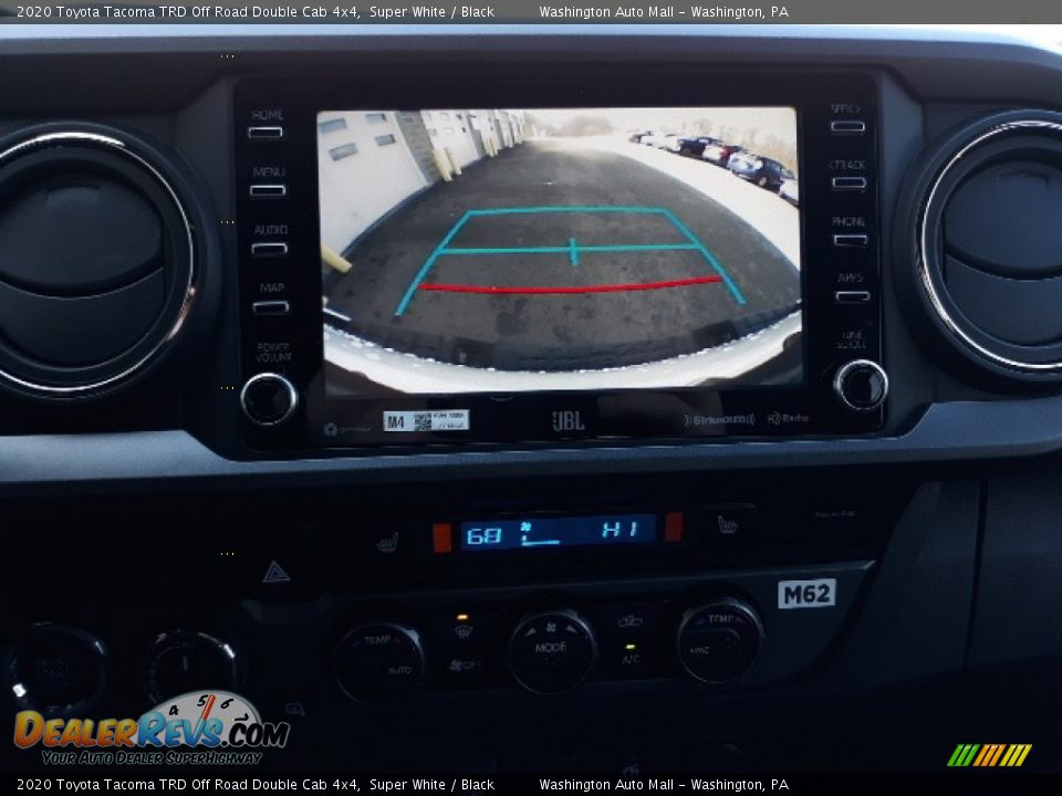 2020 Toyota Tacoma TRD Off Road Double Cab 4x4 Super White / Black Photo #13