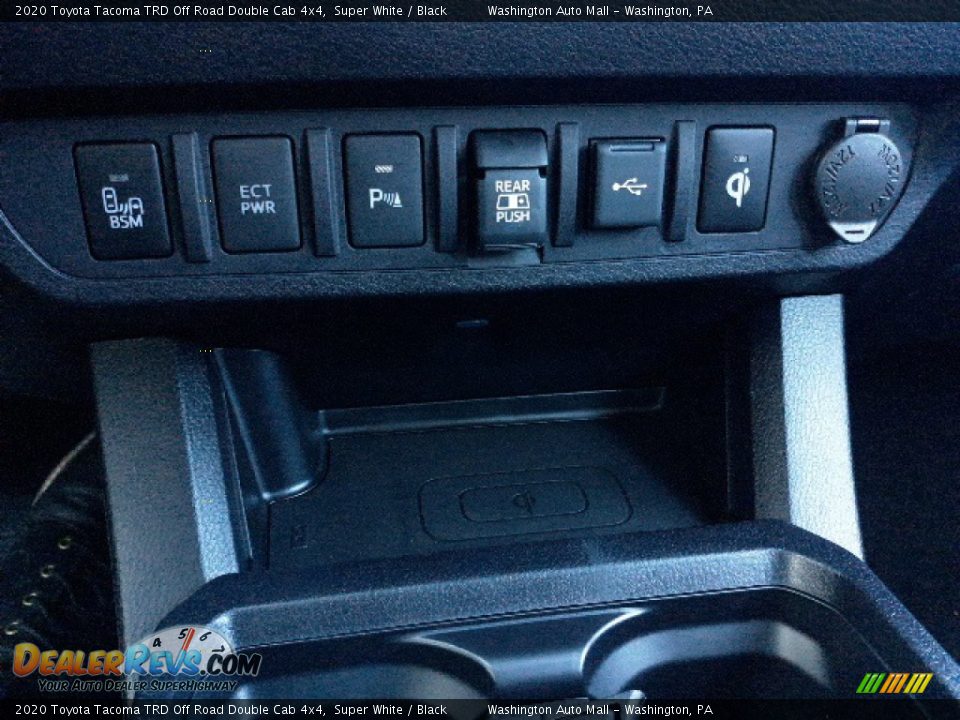 2020 Toyota Tacoma TRD Off Road Double Cab 4x4 Super White / Black Photo #15