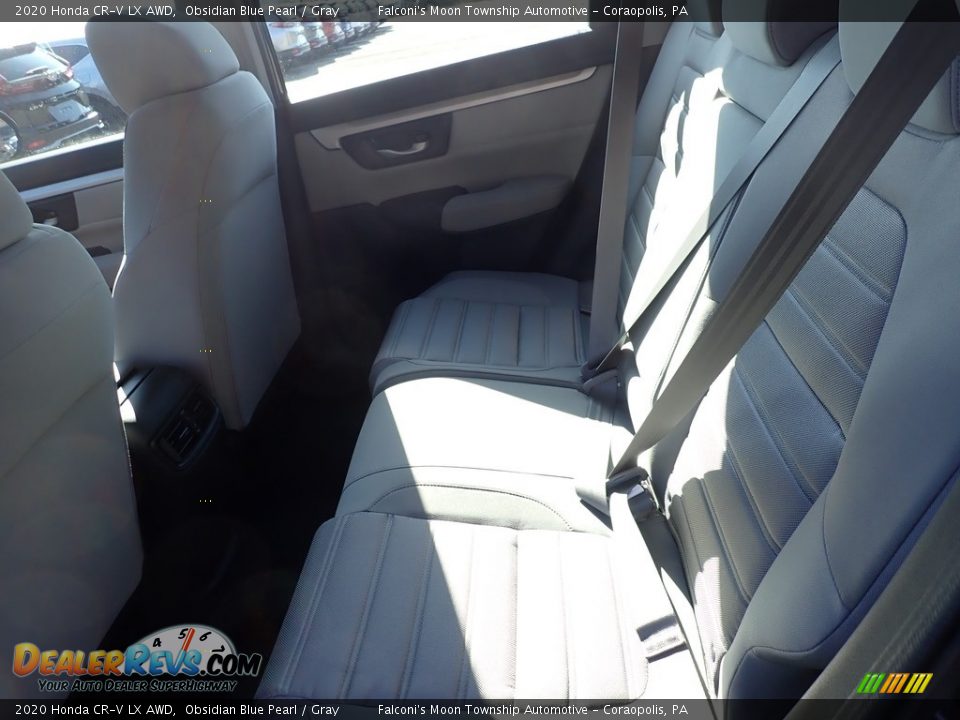 2020 Honda CR-V LX AWD Obsidian Blue Pearl / Gray Photo #9