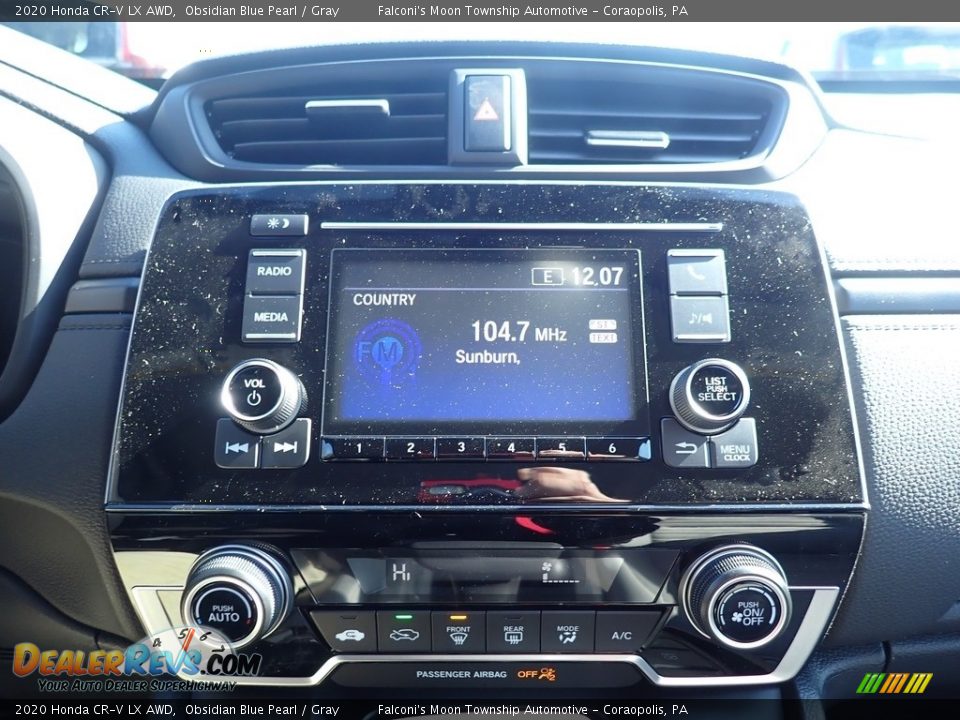 2020 Honda CR-V LX AWD Obsidian Blue Pearl / Gray Photo #13