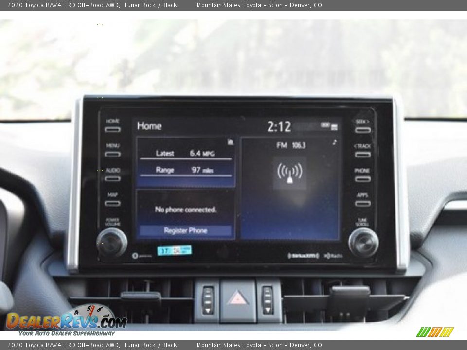 2020 Toyota RAV4 TRD Off-Road AWD Lunar Rock / Black Photo #9