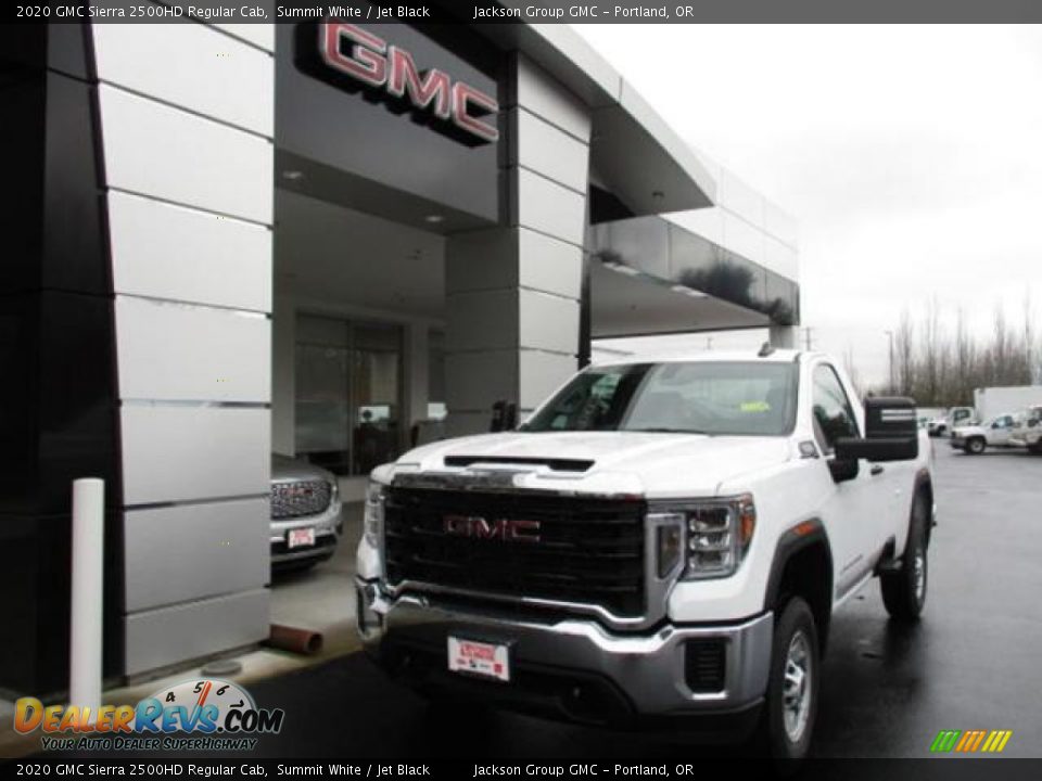 2020 GMC Sierra 2500HD Regular Cab Summit White / Jet Black Photo #1
