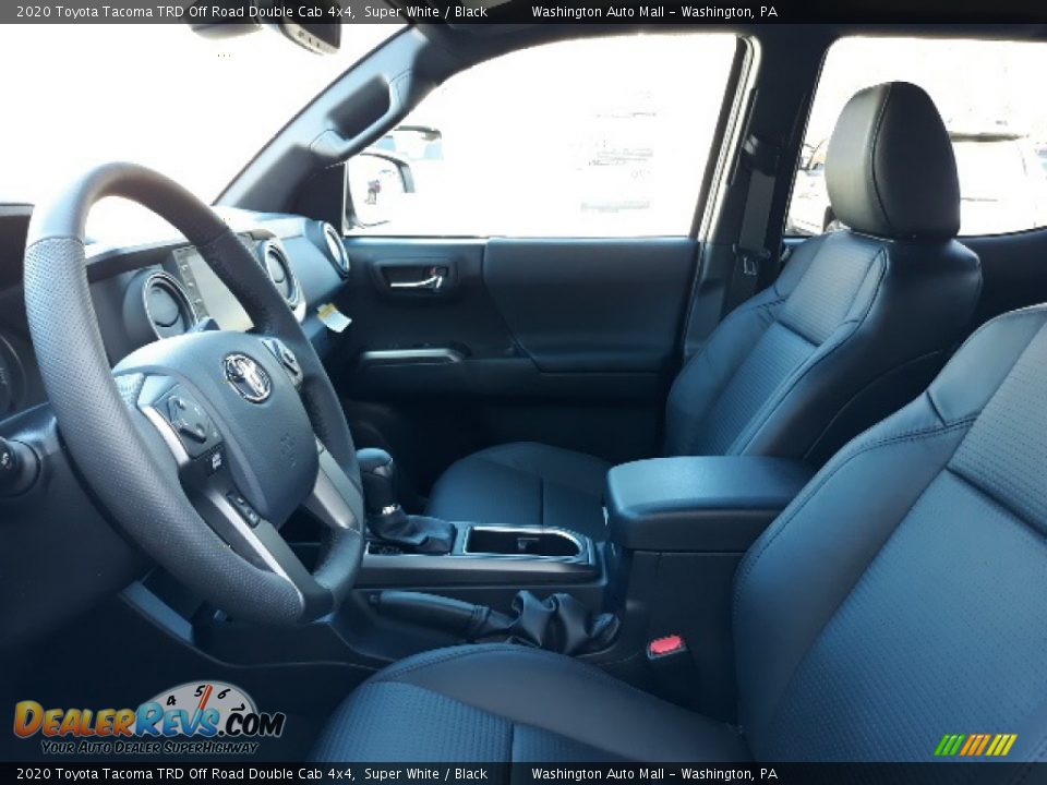 2020 Toyota Tacoma TRD Off Road Double Cab 4x4 Super White / Black Photo #23