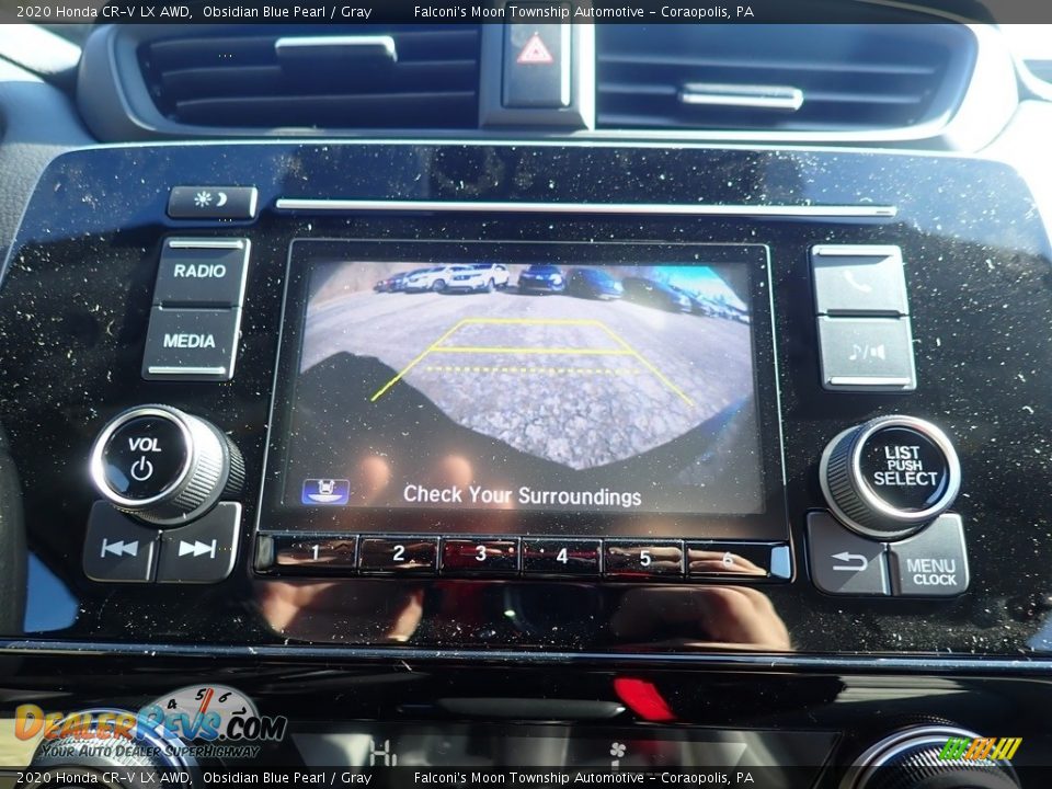 2020 Honda CR-V LX AWD Obsidian Blue Pearl / Gray Photo #15