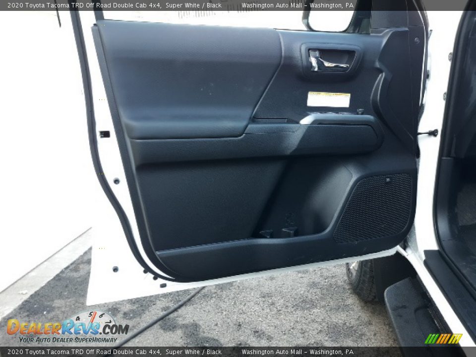 2020 Toyota Tacoma TRD Off Road Double Cab 4x4 Super White / Black Photo #27