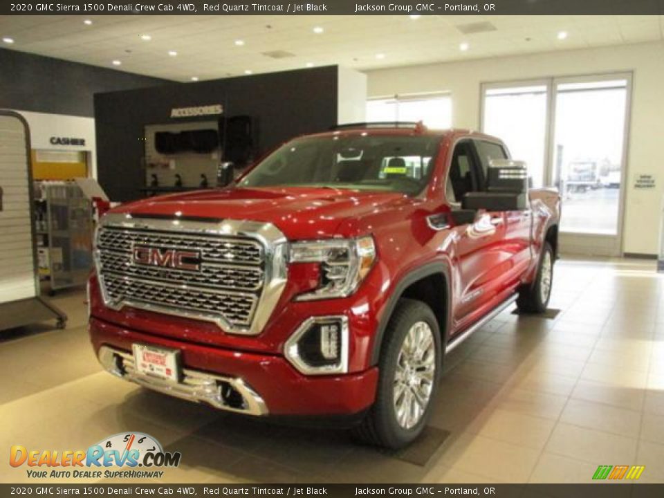 2020 GMC Sierra 1500 Denali Crew Cab 4WD Red Quartz Tintcoat / Jet Black Photo #1
