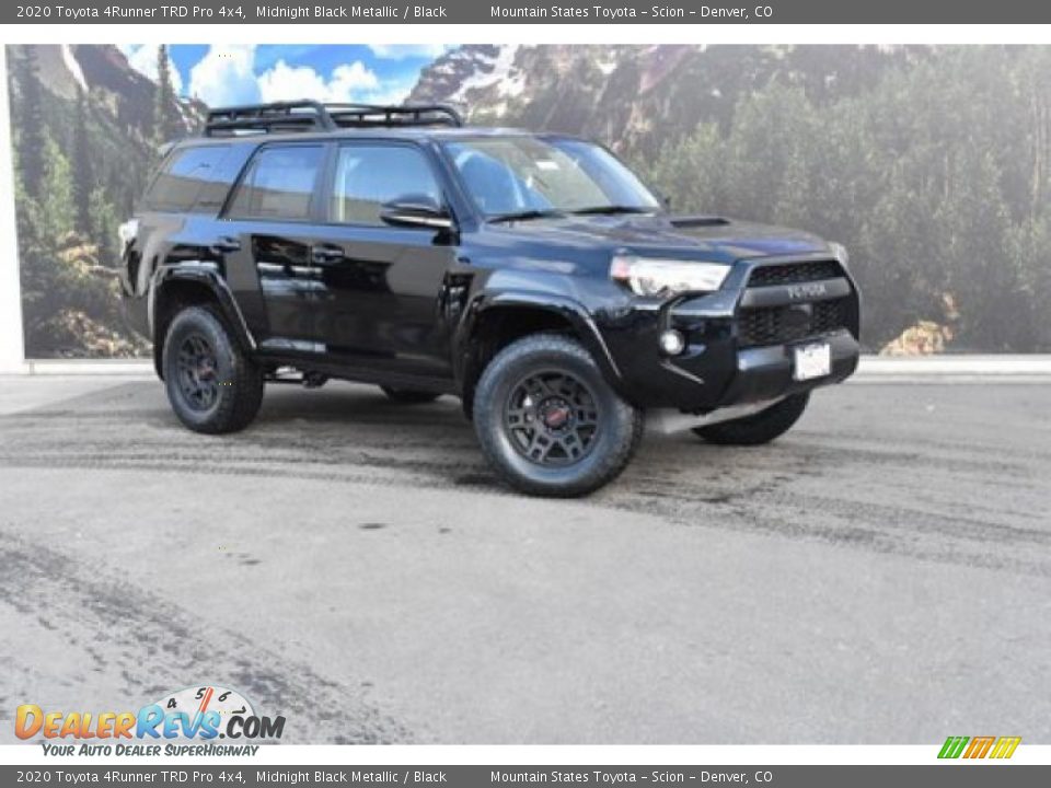 2020 Toyota 4Runner TRD Pro 4x4 Midnight Black Metallic / Black Photo #1