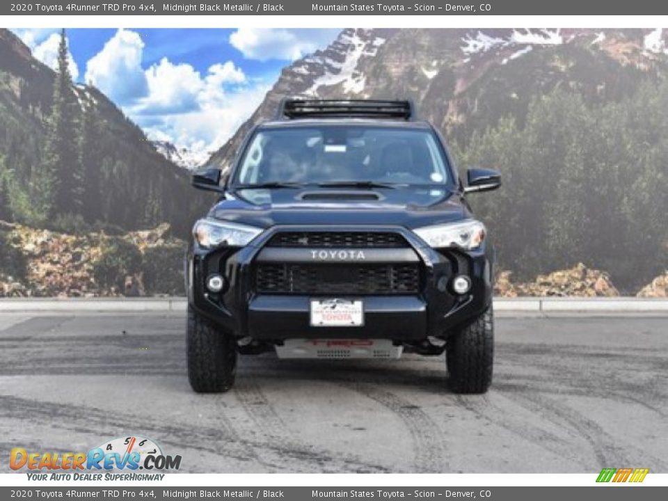 2020 Toyota 4Runner TRD Pro 4x4 Midnight Black Metallic / Black Photo #2