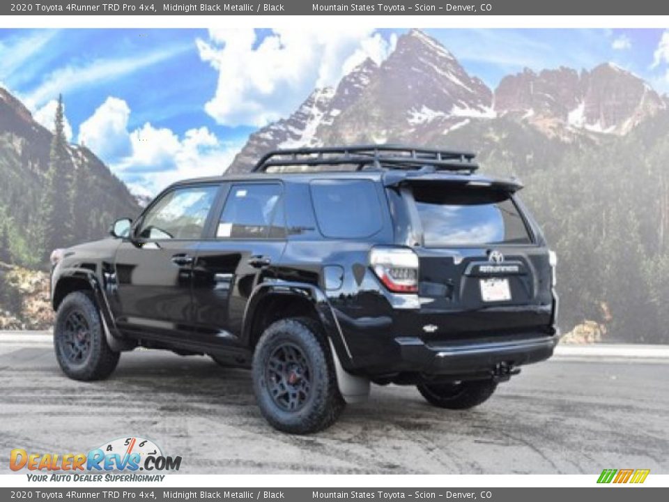 2020 Toyota 4Runner TRD Pro 4x4 Midnight Black Metallic / Black Photo #3
