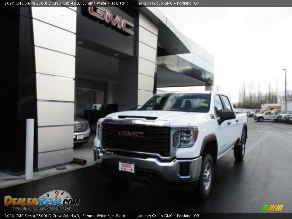2020 GMC Sierra 2500HD Crew Cab 4WD Summit White / Jet Black Photo #1