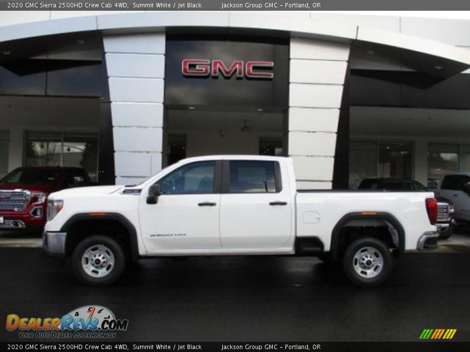2020 GMC Sierra 2500HD Crew Cab 4WD Summit White / Jet Black Photo #2