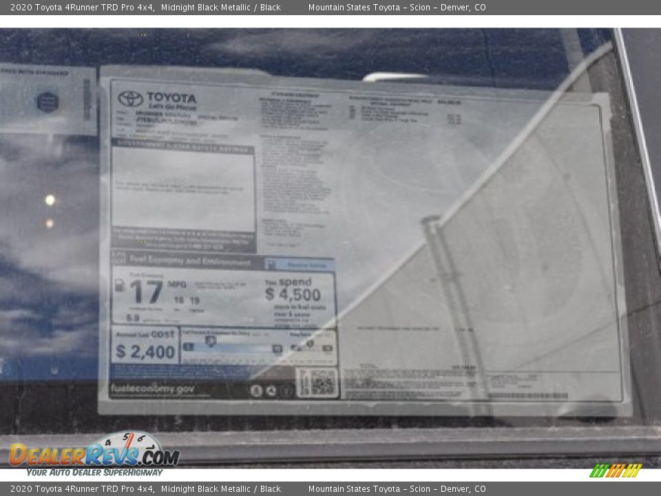 2020 Toyota 4Runner TRD Pro 4x4 Midnight Black Metallic / Black Photo #11