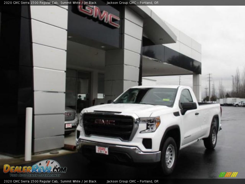 2020 GMC Sierra 1500 Regular Cab Summit White / Jet Black Photo #1