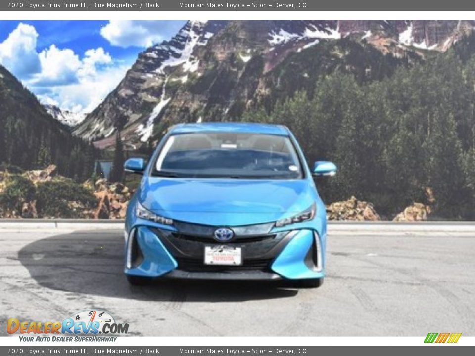 2020 Toyota Prius Prime LE Blue Magnetism / Black Photo #2