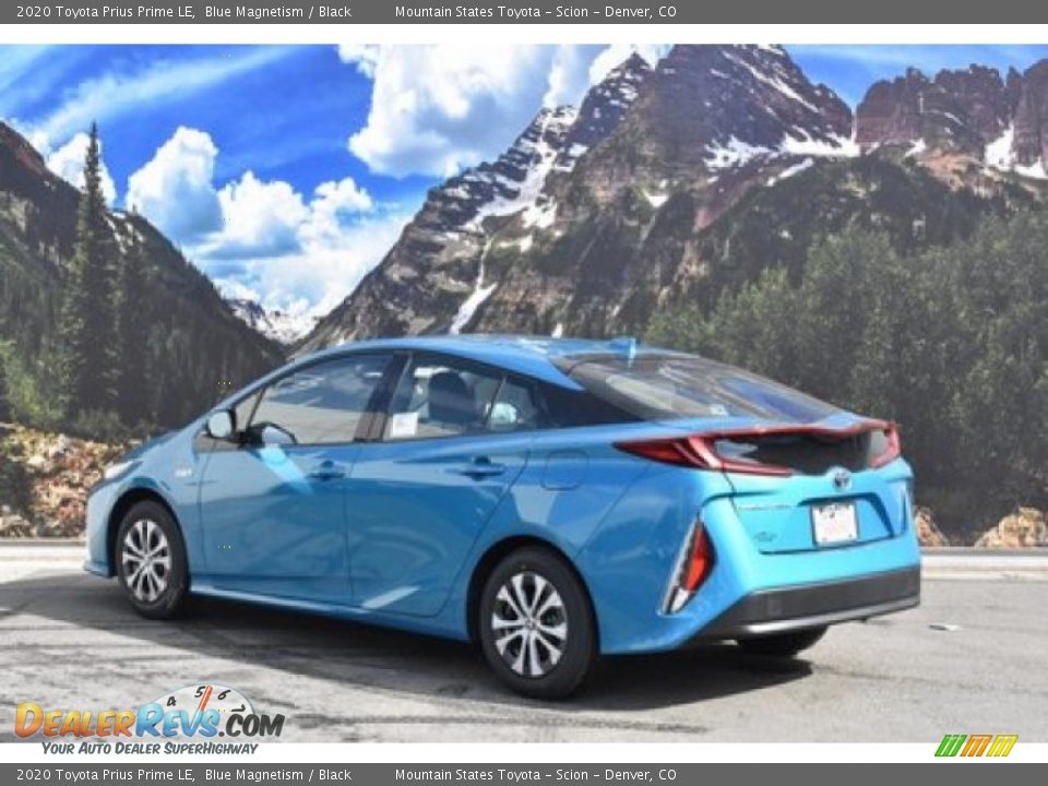 2020 Toyota Prius Prime LE Blue Magnetism / Black Photo #3