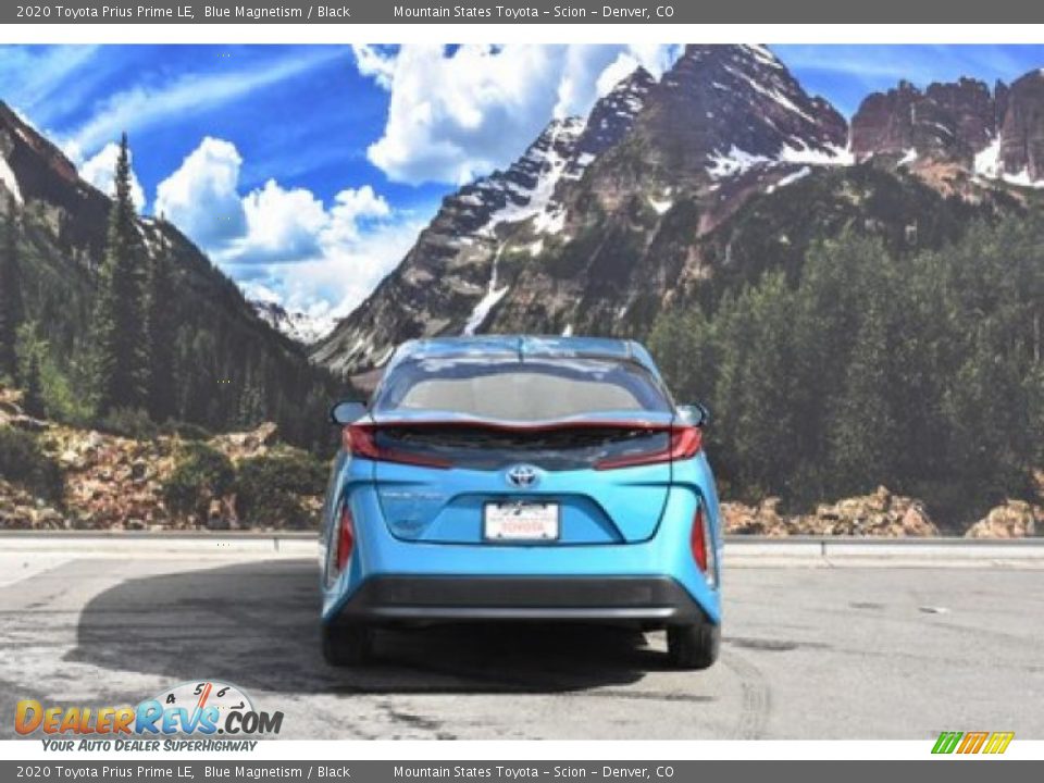 2020 Toyota Prius Prime LE Blue Magnetism / Black Photo #4
