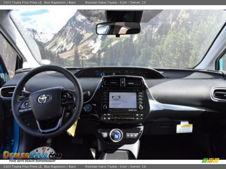 2020 Toyota Prius Prime LE Blue Magnetism / Black Photo #7