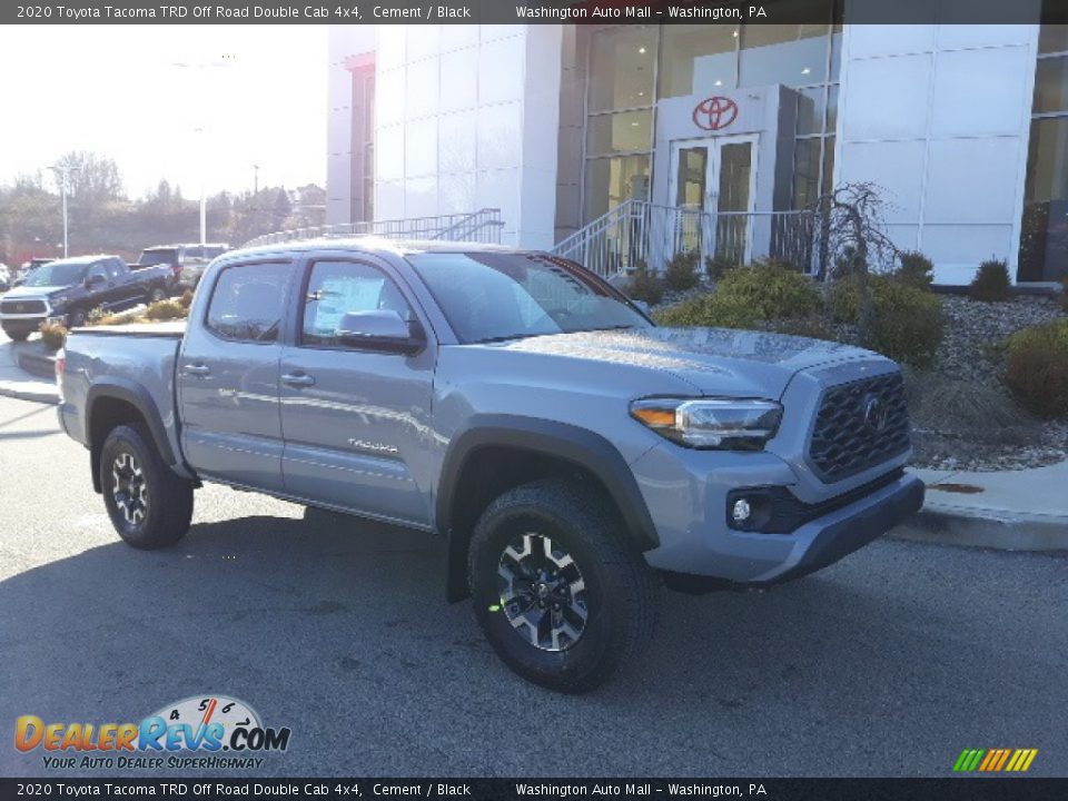 2020 Toyota Tacoma TRD Off Road Double Cab 4x4 Cement / Black Photo #1