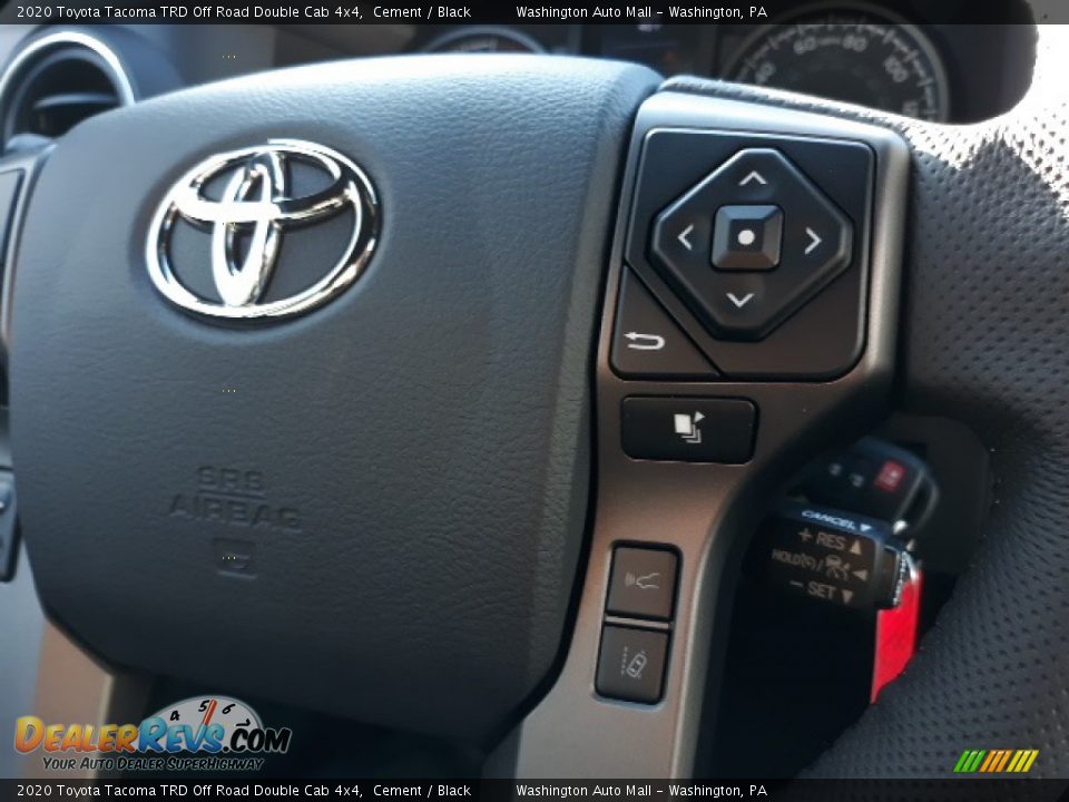 2020 Toyota Tacoma TRD Off Road Double Cab 4x4 Cement / Black Photo #6