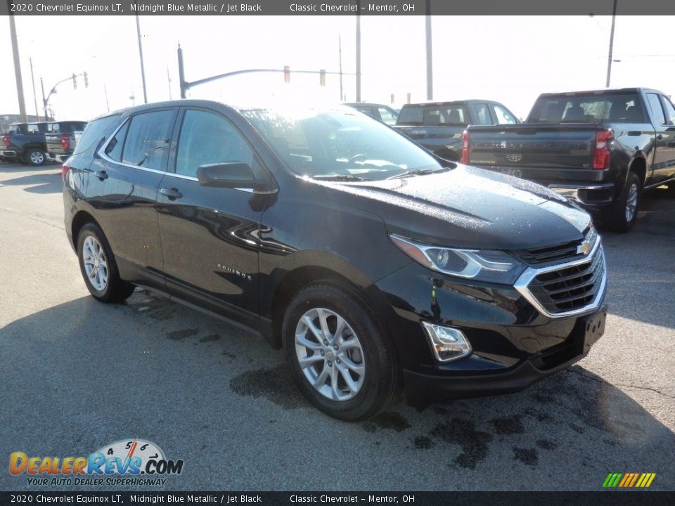 2020 Chevrolet Equinox LT Midnight Blue Metallic / Jet Black Photo #3
