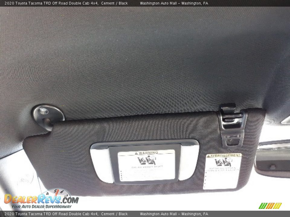 2020 Toyota Tacoma TRD Off Road Double Cab 4x4 Cement / Black Photo #19