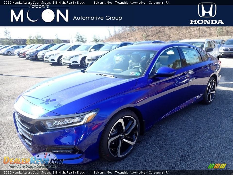 2020 Honda Accord Sport Sedan Still Night Pearl / Black Photo #1